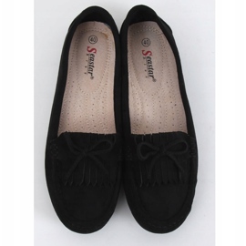 Negro Mocasines de mujer GS11P Negro 1