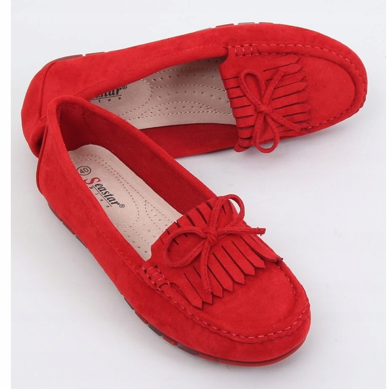 Rojo Mocasines de mujer rojo GS11P Rojo 1 Rojo Mocasines de mujer rojo GS11P Rojo 1