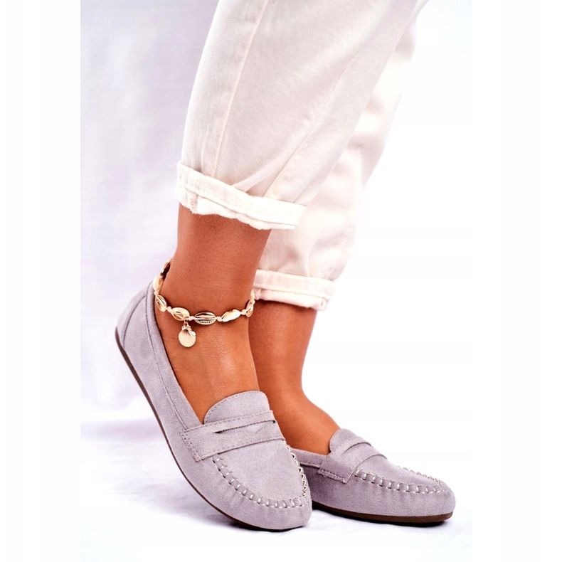 SEA Mocasines Mujer Gris Panay 1