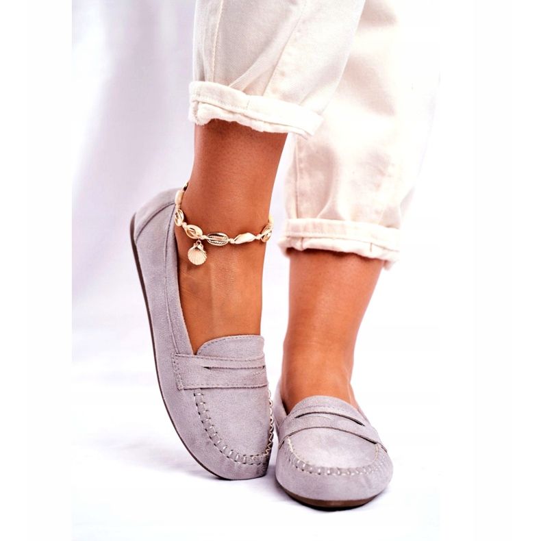 SEA Mocasines Mujer Gris Panay 2