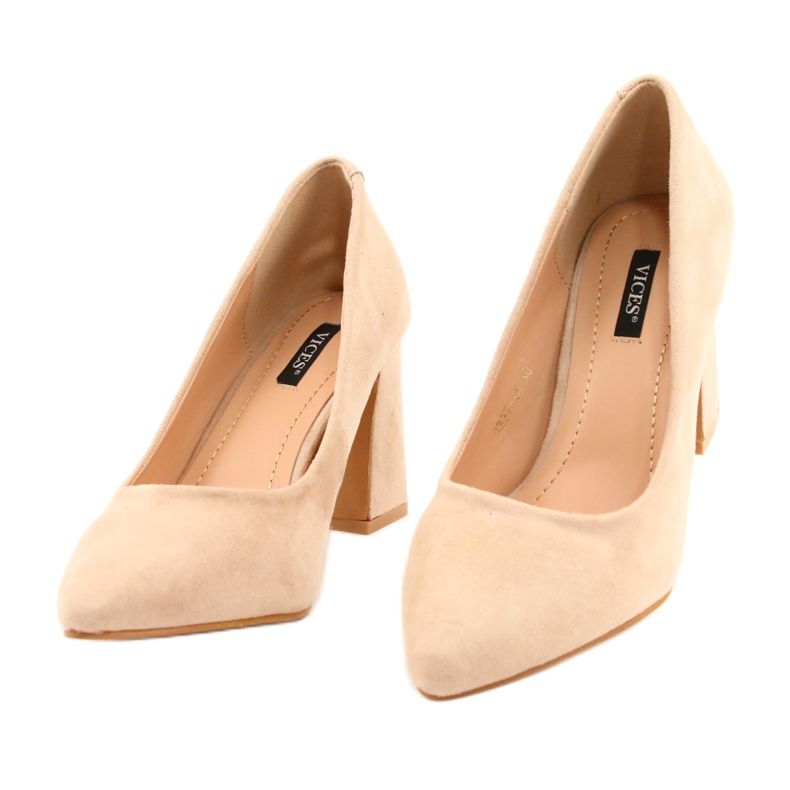Zapatos de mujer Vices 3337-43-l.beige 1
