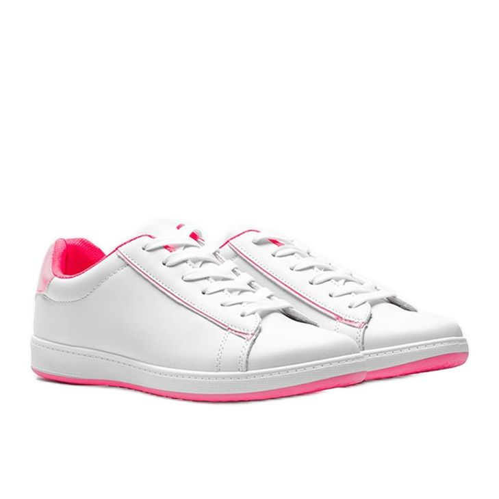 Zapatillas mujer Neon Fuxia Carol blancas blanco 1