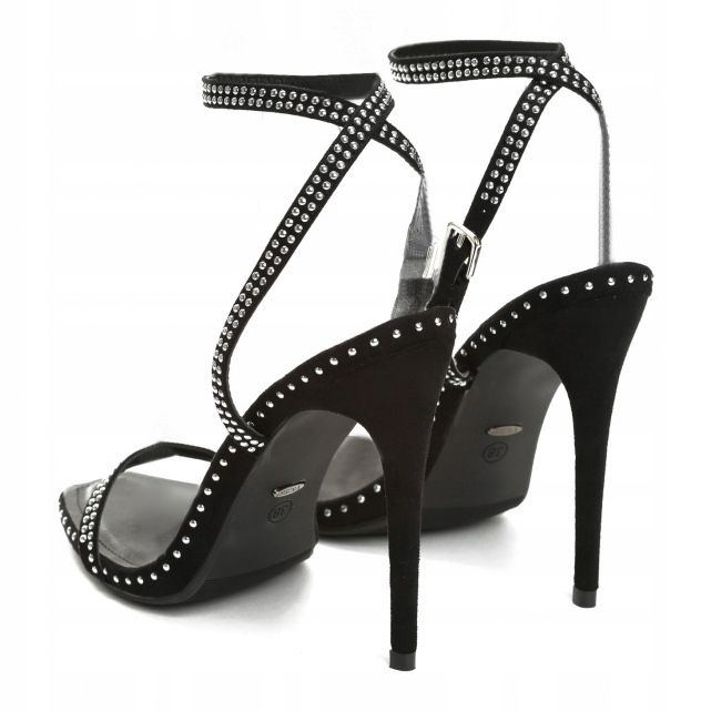 Sandalias de tacón Vices 5154-1A Negro plata 1