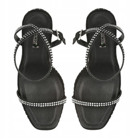 Sandalias de tacón Vices 5154-1A Negro plata 2