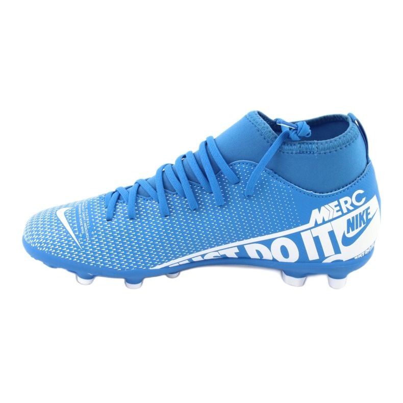 Zapatillas de fútbol Nike Mercurial Superfly 7 Club FG / MG Jr AT8150-414 azul 1 Zapatillas de fútbol Nike Mercurial Superfly 7 Club FG / MG Jr AT8150-414 azul 1