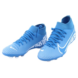 Zapatillas de fútbol Nike Mercurial Superfly 7 Club FG / MG Jr AT8150-414 azul 2 Zapatillas de fútbol Nike Mercurial Superfly 7 Club FG / MG Jr AT8150-414 azul 2