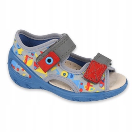 Calzado infantil befado pu 065P162 azul gris multicolor 6