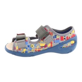 Calzado infantil befado pu 065P162 azul gris multicolor 7