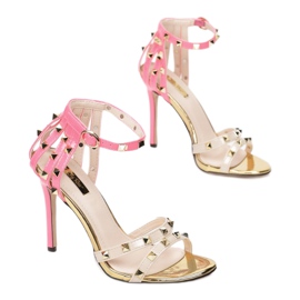 Vices Mordazas 1420-14A Beige Fushia 36 41 rosado 1