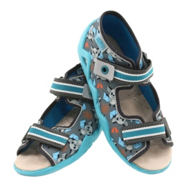 Calzado infantil befado amarillo 350P021 azul gris 4