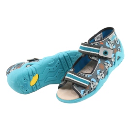 Calzado infantil befado amarillo 350P021 azul gris 3