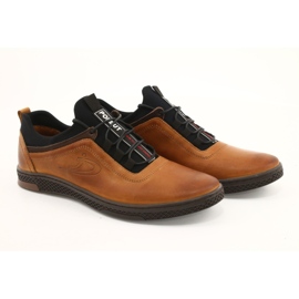 Polbut Zapato casual piel rojo K24 amarillo 11