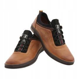 Polbut Zapato casual piel rojo K24 amarillo 10