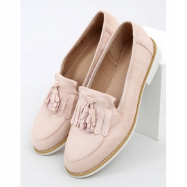 Mocasines beige de mujer AB687 Nude 3