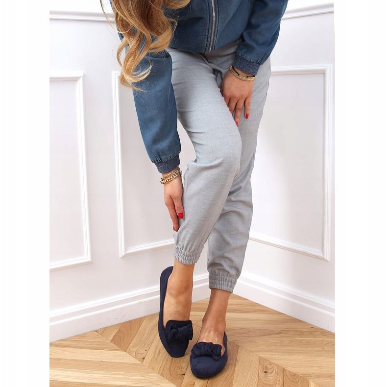 Mocasines azul marino para mujer 9086 Azul 1