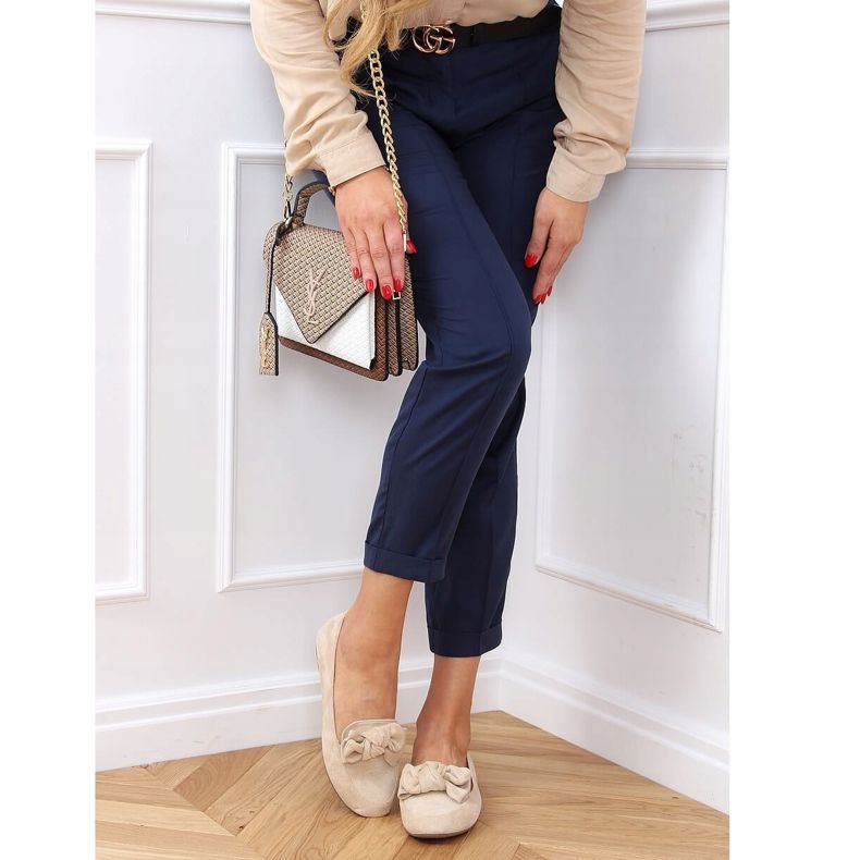 Mocasines de mujer beige 9086 Beige 1