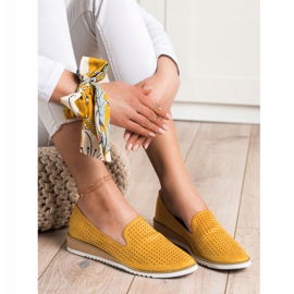 Goodin Señores calados ligeros amarillo 3