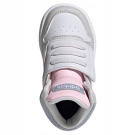 Zapatillas Adidas Hoops Mid 2.0 I Jr FY9290 rosa gris 2