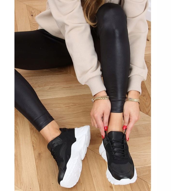 Zapatillas deportivas negras YL-45 Black negro 1