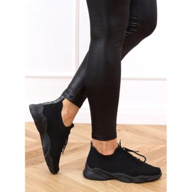 Negro FF-10 Calcetines deportivos negros 1