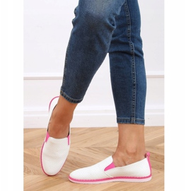 Zapatillas slip-on blancas AA620 Fushia blanco 2