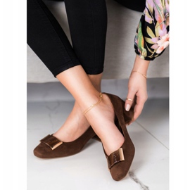 Zapatos de tacón bajo Sergio Leone marrón 2