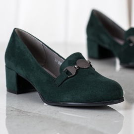 Zapatos de tacón casuales de Sergio Leone verde 1 Zapatos de tacón casuales de Sergio Leone verde 1