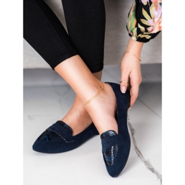 Small Swan Estampado de serpiente Lordsy azul marino 1