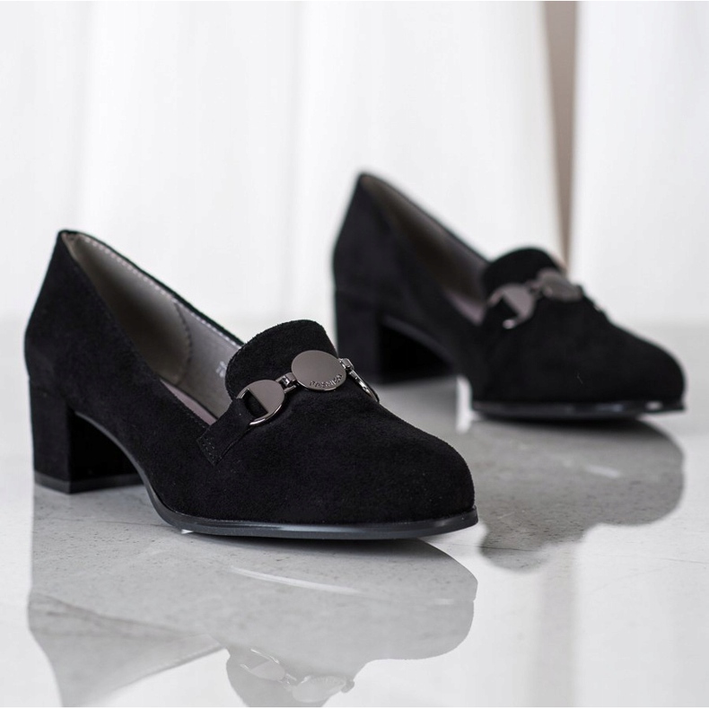 Zapatos de tacón casuales de Sergio Leone negro 1