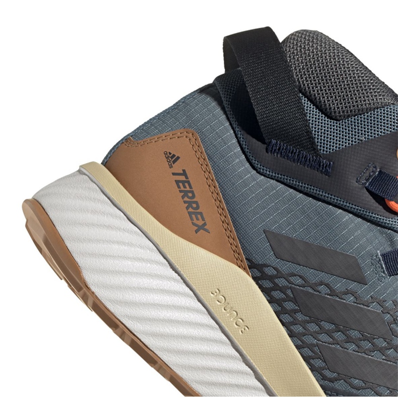 Zapatillas Adidas Terrex Folgian Mid Gtx M EF6766 marrón negro naranja gris 1