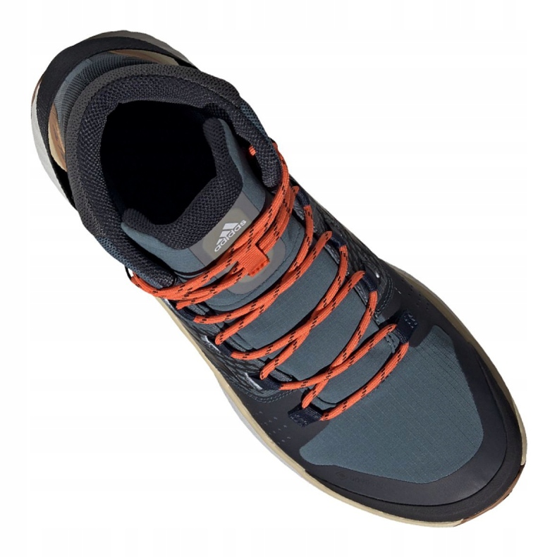 Zapatillas Adidas Terrex Folgian Mid Gtx M EF6766 marrón negro naranja gris 3