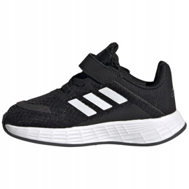 Zapatillas adidas Duramo Sl I para niños negras y blancas FX7320 negro 2