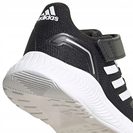 Zapatillas adidas Runfalcon 2.0 I para niños negras y blancas FZ0093 blanco negro 4