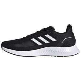 Zapatillas hombre adidas Runfalcon 2.0 negras, blancas y naranjas FZ2803 blanco negro 2
