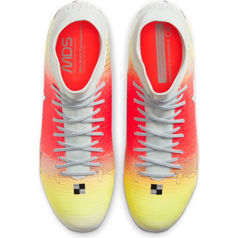 Zapatos de fútbol Nike Mercurial Superfly 8 Academy Mds FG / MG CV0948 108 naranja 1