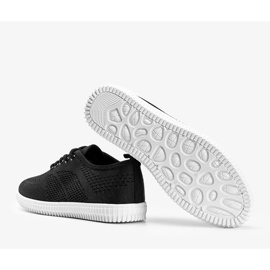 Zapatillas deportivas caladas negras de Maci negro 1
