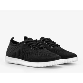 Zapatillas deportivas caladas negras de Maci negro 2