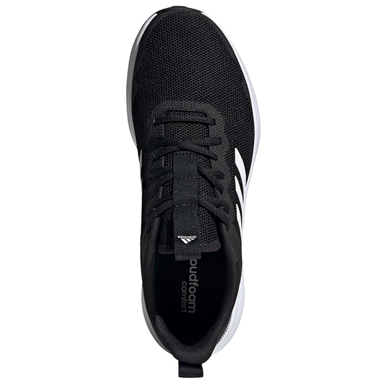 Zapatillas de hombre adidas Fluidstreet negras y blancas FW1703 blanco negro 1