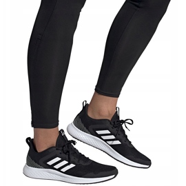 Zapatillas de hombre adidas Fluidstreet negras y blancas FW1703 blanco negro 5