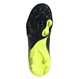 Botas de fútbol adidas Copa Sense.3 Ll Fg Junior FX1982 negro amarillo 4