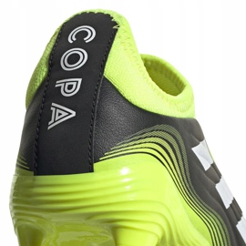 Botas de fútbol adidas Copa Sense.3 Ll Fg Junior FX1982 negro amarillo 3