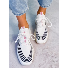 Calcetines deportivos blancos BX1820-SP BLANCO / NEGRO 2 Calcetines deportivos blancos BX1820-SP BLANCO / NEGRO 2