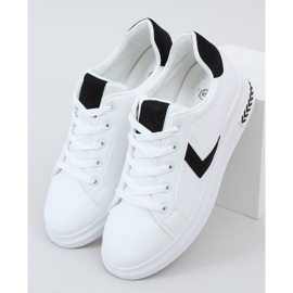 Zapatillas de mujer blancas CC-40 WHITE / BLACK blanco negro 3