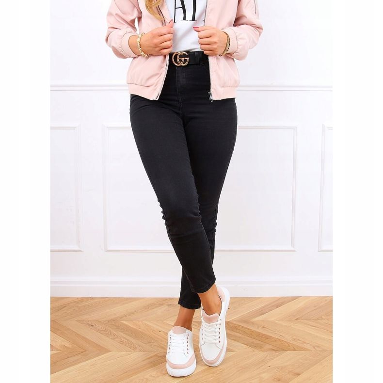 Zapatillas de mujer blancas 6110 Pink blanco 2 Zapatillas de mujer blancas 6110 Pink blanco 2