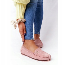 PS1 Mocasines Mujer Ante Rosa Madelyn 2