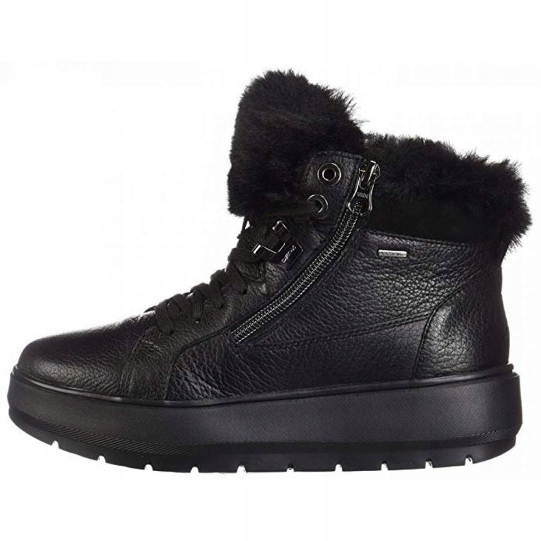 Zapatos Geox D Kaula B Abx D Tumb Lea W D84AWD-00046-C9999 negro 2