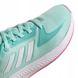 Zapatillas adidas Runfalcon 2.0 K menta-rosa para niños FY9502 verde 3