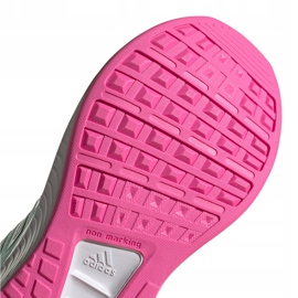 Zapatillas adidas Runfalcon 2.0 K menta-rosa para niños FY9502 verde 4