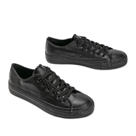 Zapatillas Melinda clásicas negras negro 2