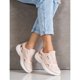 Creamberry'S Zapatillas con inserciones Holo rosado 3